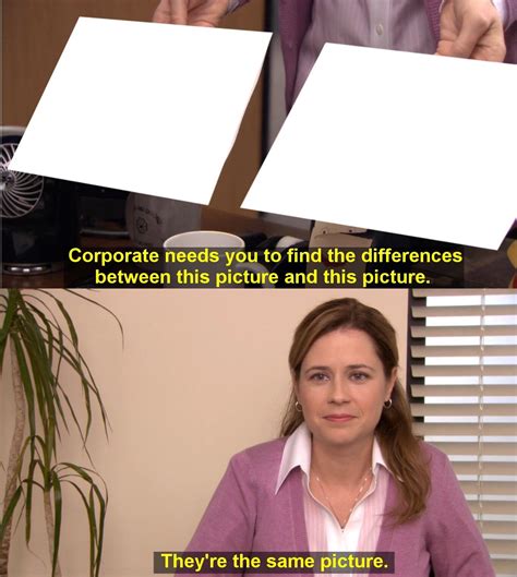 they are the same picture meme